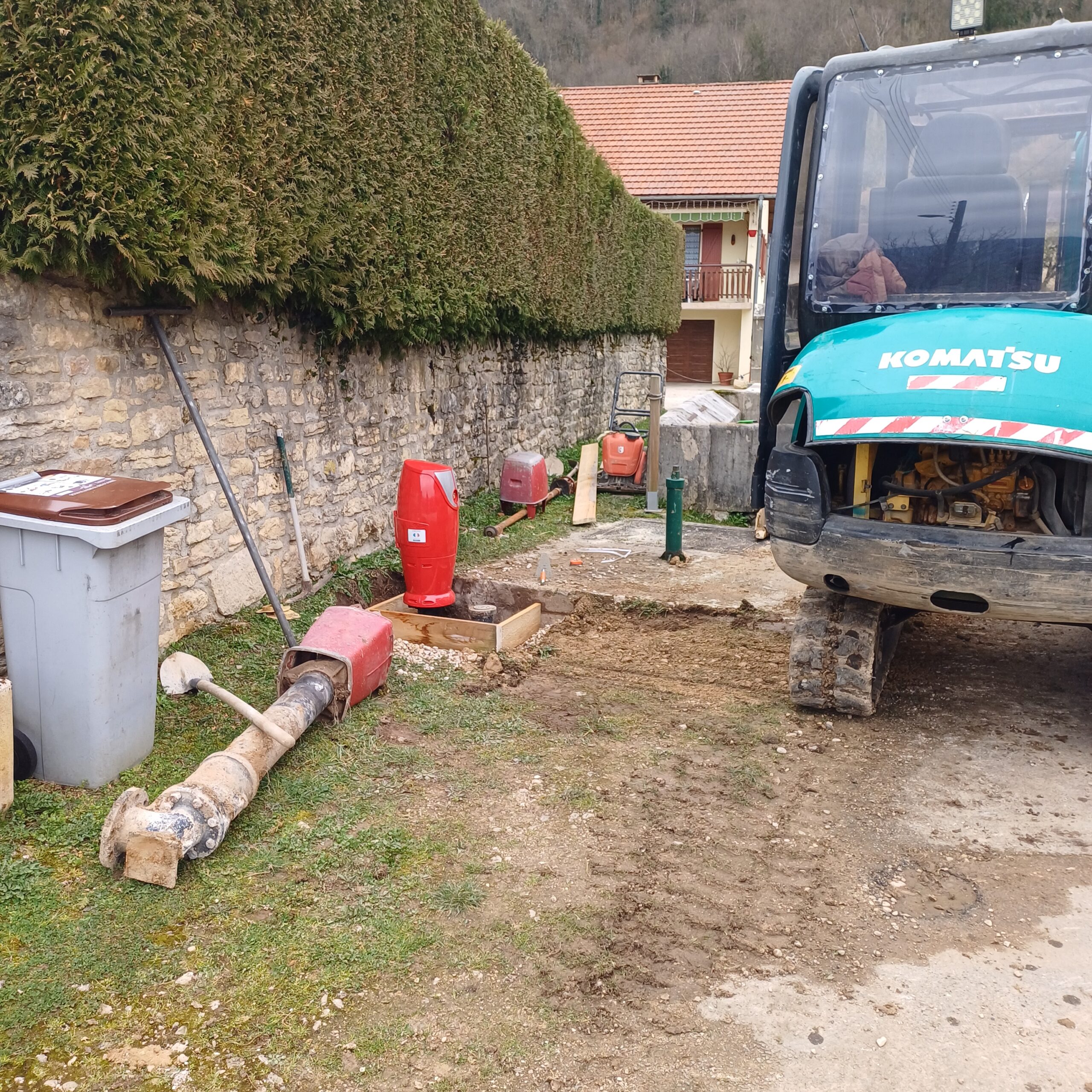 Illustration des travaux Borne d’incendie