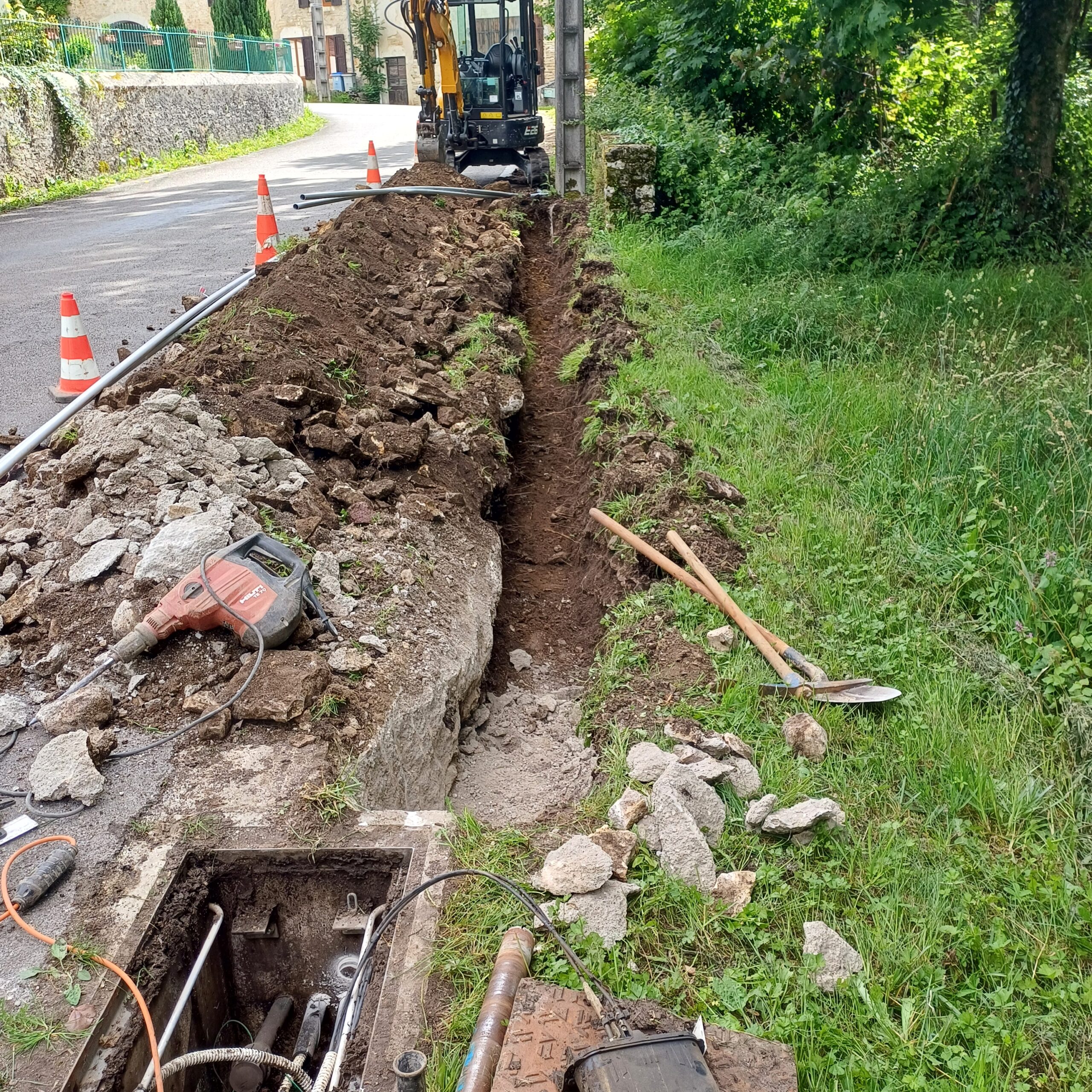 La fibre sur la commune
